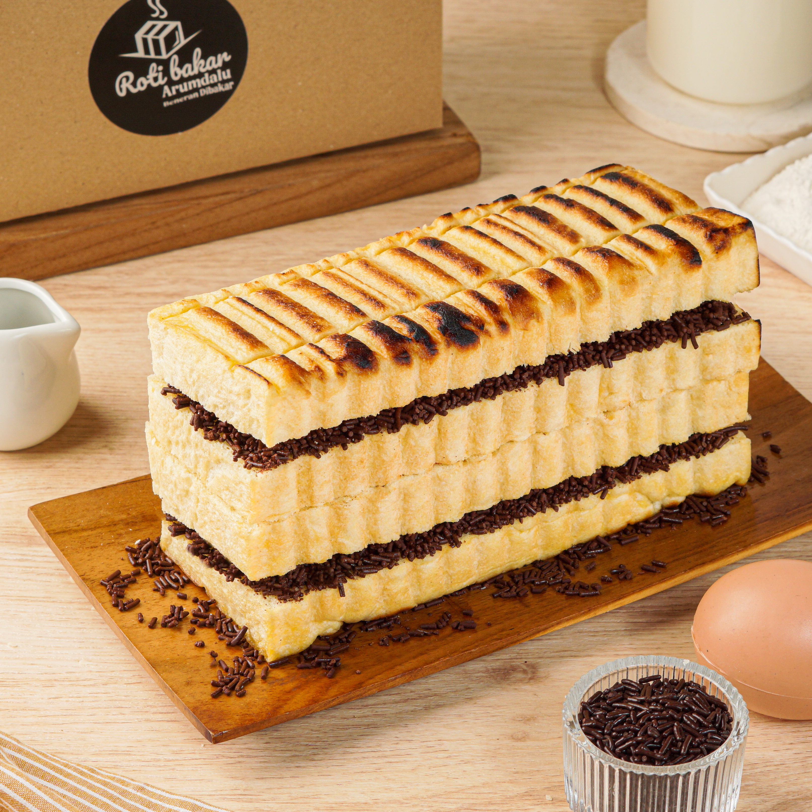 Roti Bakar Arumdalu Rasa Coklat Favorit