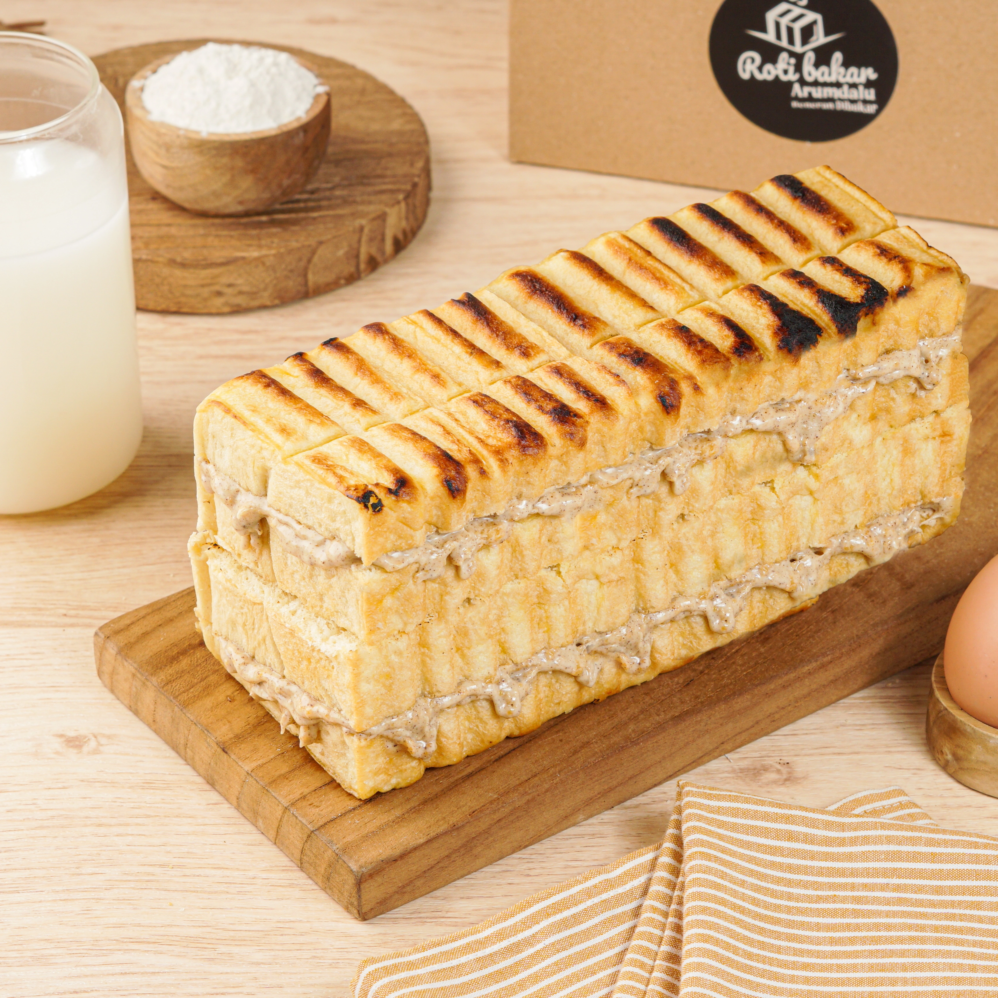 Roti Bakar Tiramisu Crunchy