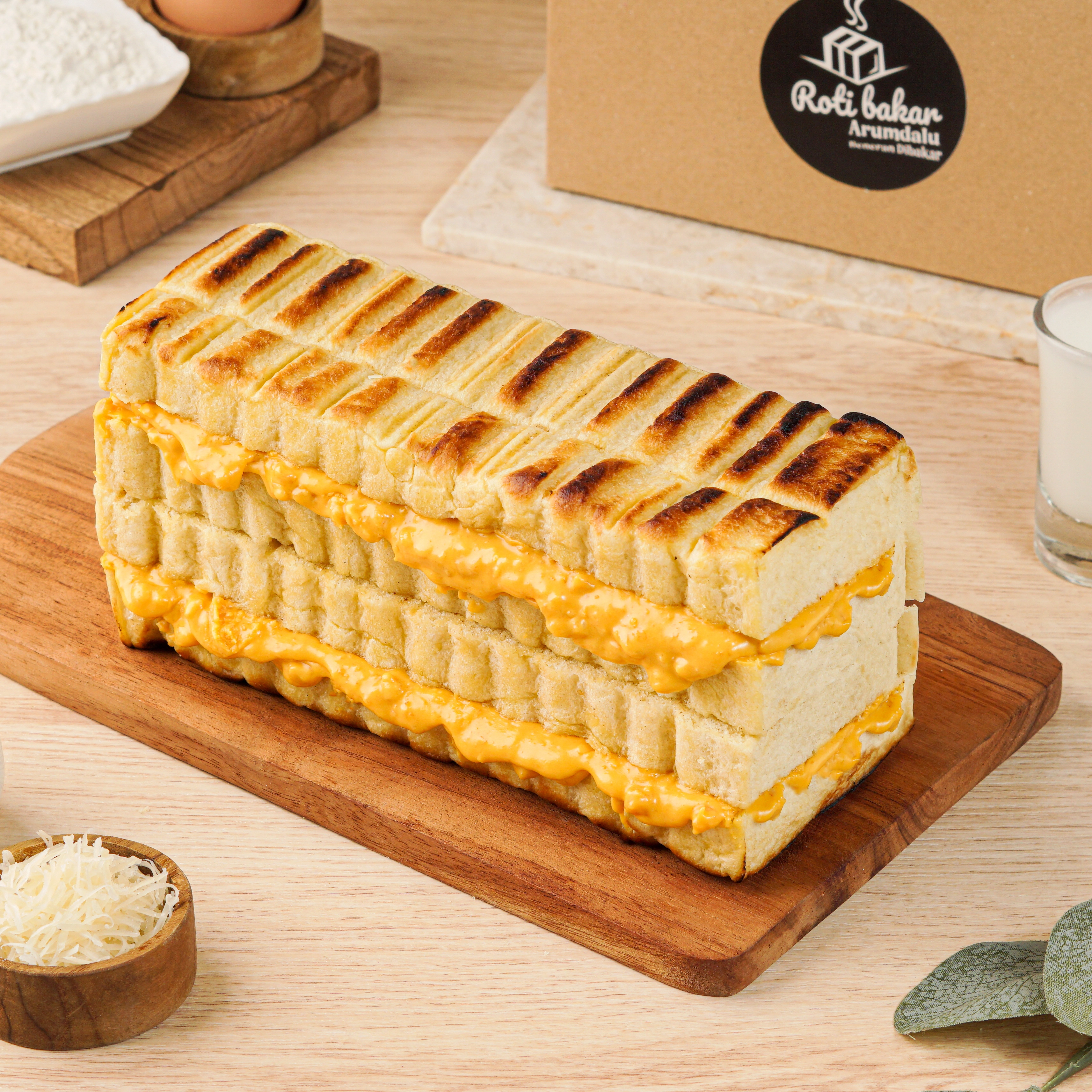 Roti Bakar Cheese Cream