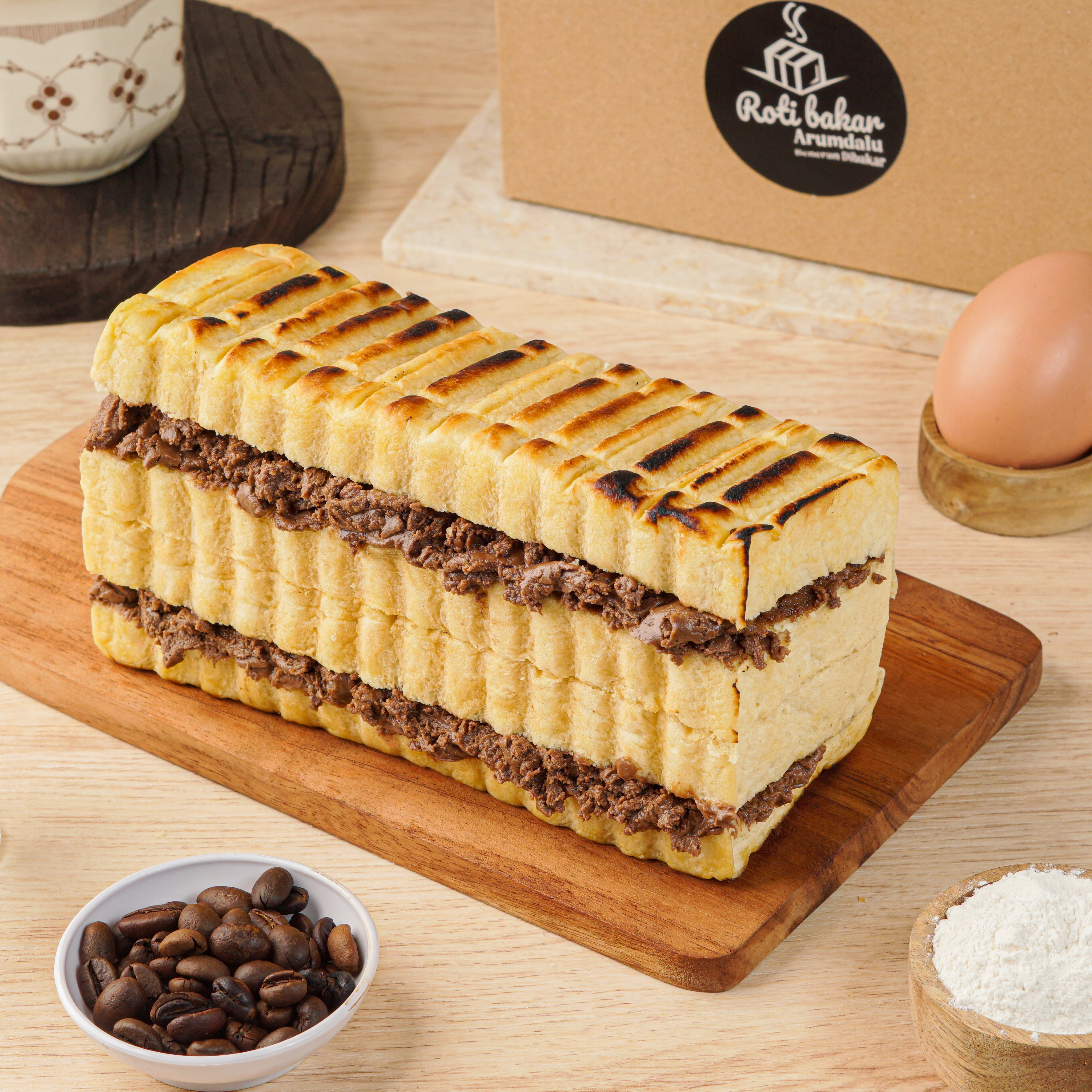 Roti Bakar Cappucino