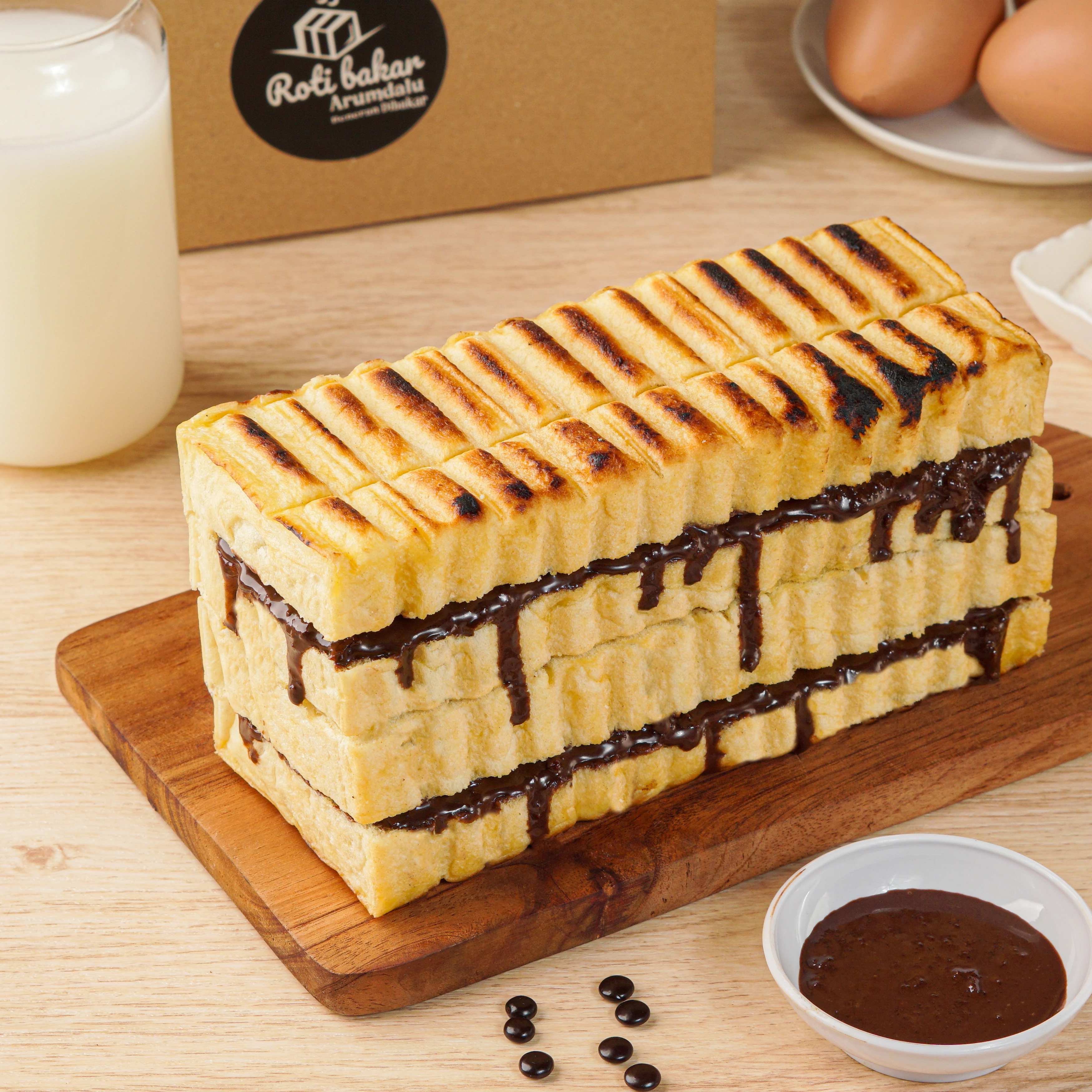 Roti Bakar Dark Chocolate